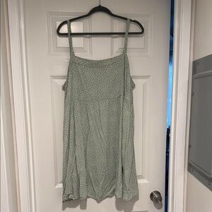torrid Sage Green Polka Dot Mini Dress